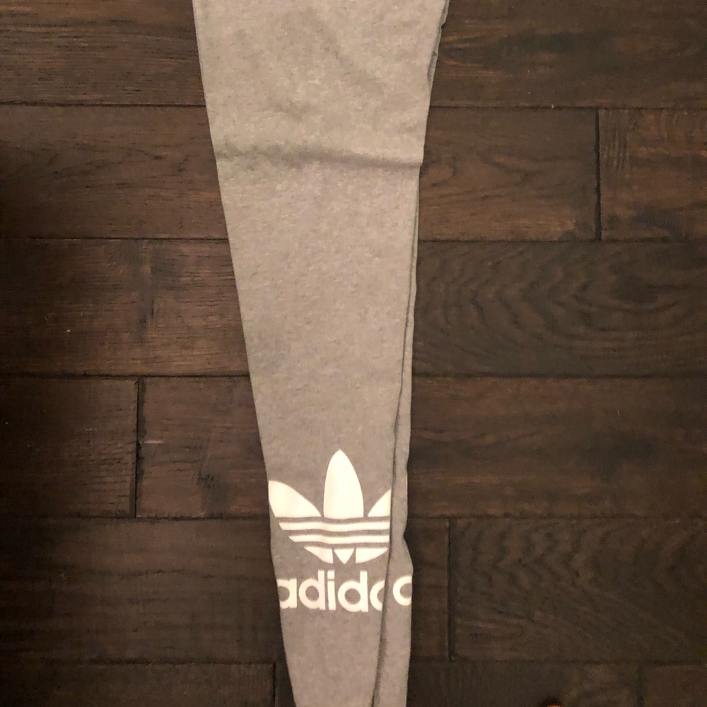 Gray adidas leggings